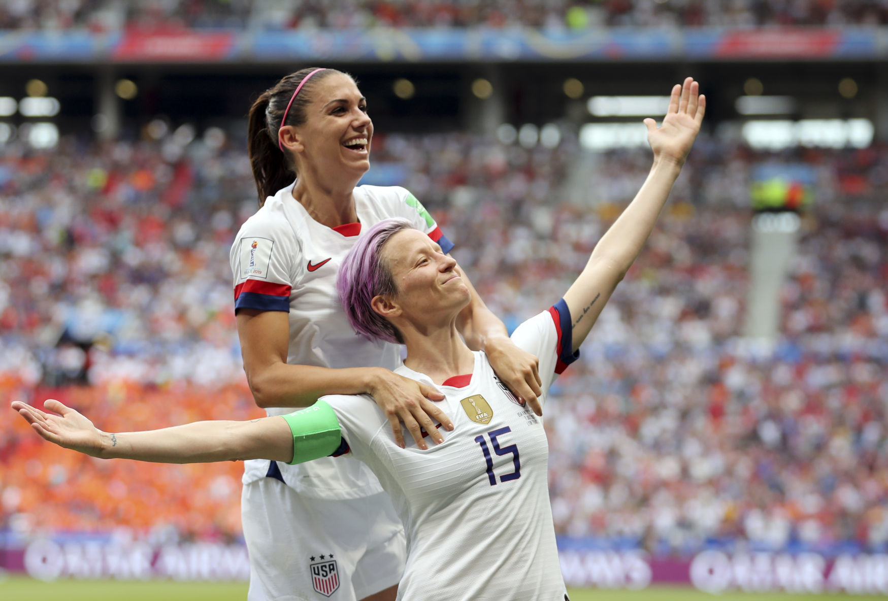 APTOPIX France US Netherlands WWCup Soccer